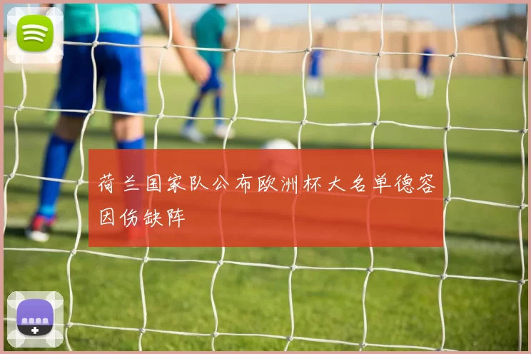 荷兰国家队公布欧洲杯大名单德容因伤缺阵